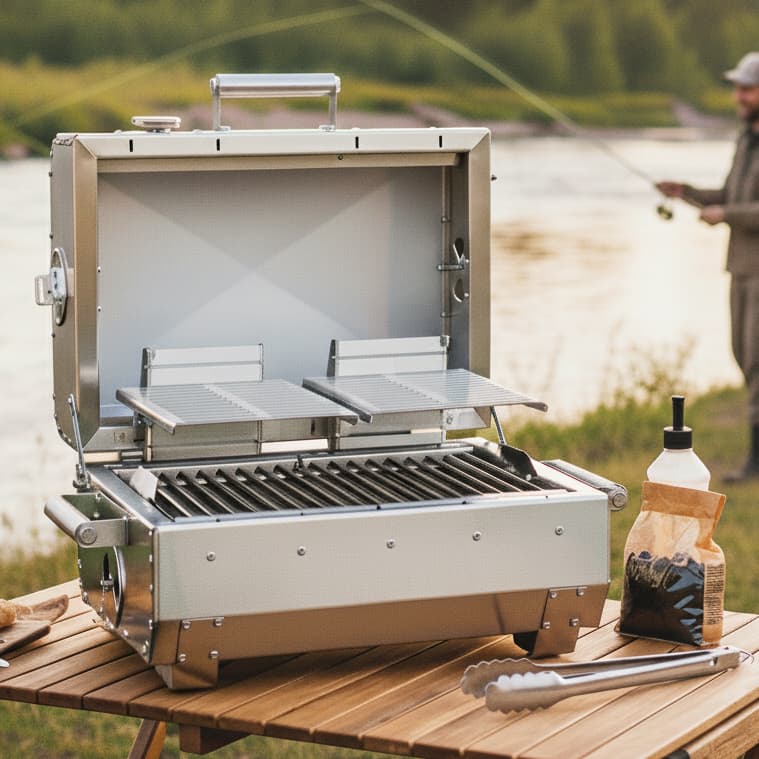 Rover 2 DLX Charcoal Grill & Smoker – VALKRY